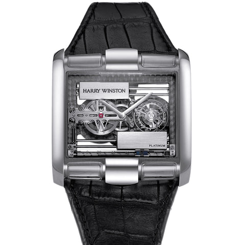 Harry Winston Tourbillon Glissiere 'Montecristo' Openworks 350/MATWL
