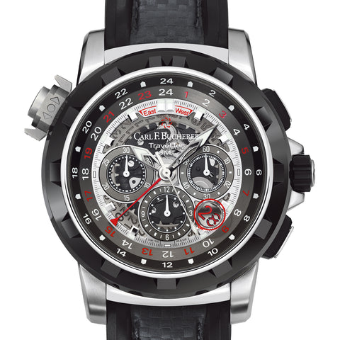 Carl F. Bucherer Patravi Traveltec FourX Mens Wristwatch Model 00.10620.21.93.01