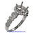 18K White Gold Ladies Diamond Ring Mounting