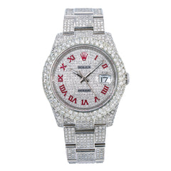Rolex Iced Out Datejust Men's 116200