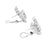 Tiffany & Co. Platinum Diamond 5.50 ct Knot Earrings