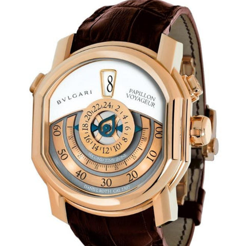 Bvlgari Daniel Roth Papillon Voyageur GMT Jumping Hours BRRP46C14GLGMTP