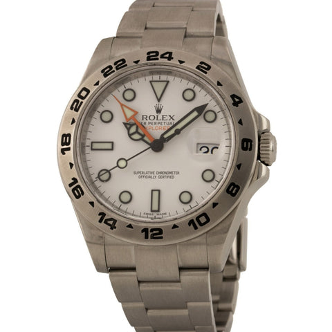 Rolex Explorer II 216570 Pre-Owned