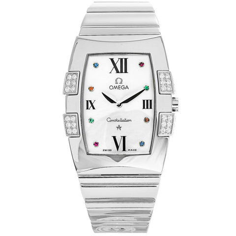 Omega Constellation Quadrella Ladies Diamond Watch 1586.79.00