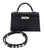 Hermes Mini Kelly Sellier 20 Clou de Coeur Black Chèvre Chamkila Palladium Hardware