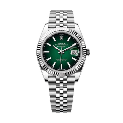 Rolex Datejust Green Ombre Dial Men's 126234-0059 Watch