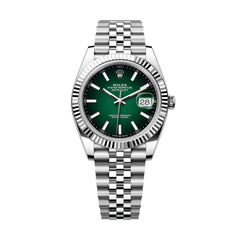 Rolex Datejust Green Ombre Dial Men's 126234-0059 Watch