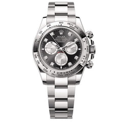 Rolex Daytona 18k White Gold Diamond Watch 126509