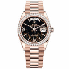 Rolex President Men's Day Date 128345RBR Eisenkiesel Diamond Dial