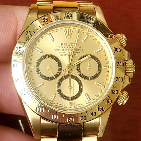 Rolex Daytona 18k Yellow Gold 16528