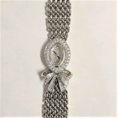 Audemars Piguet Classique 18k White Gold and Diamonds Bow Ladies Watch