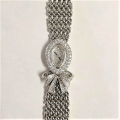Audemars Piguet Classique 18k White Gold and Diamonds Bow Ladies Watch