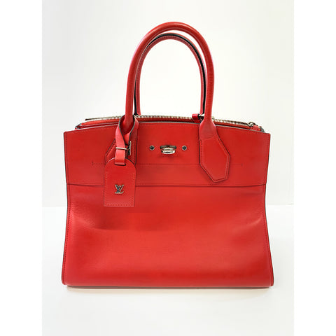 LOUIS VUITTON City Streamer MM Red
