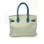 HERMES Birkin 30 Light Grey and Blue Palladium Hardware