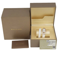 Bvlgari Serpenti Ceramic and 18k Rose Gold Diamond Ladies SPC35WG Watch