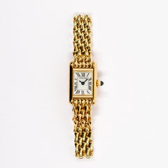 Cartier Tank Louis 18k Yellow Gold Ladies Mini Watch W15006K3