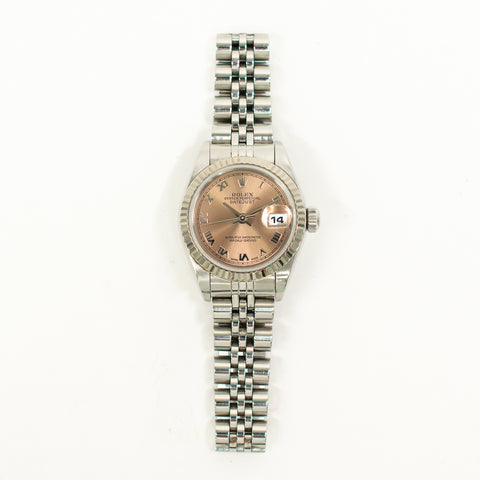 Rolex Datejust Ladies 26mm Stainless Steel 79174 Watch.