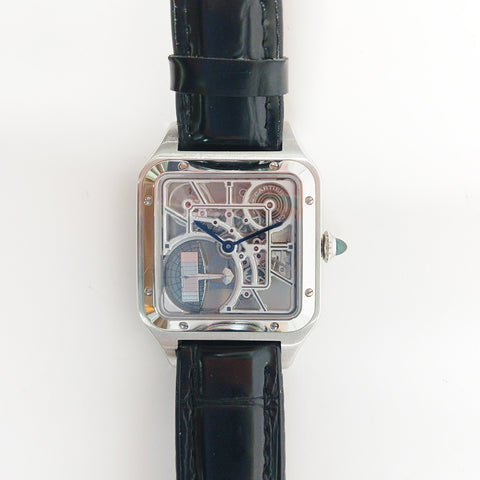 Cartier Santos Dumont Skeleton WWHSA0032