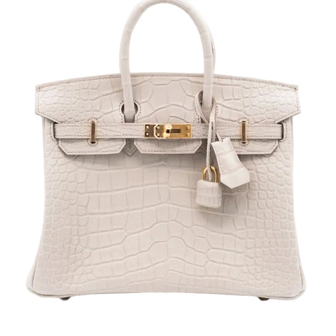 Hermes Birkin 25 Alligator with Gold-Plated Hardware