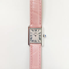 Cartier Tank Must Sterling Silver 925 Ladies Watch W1016130