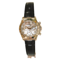 Rolex Daytona 18k White Gold Mother of Pearl Diamond 116519NG