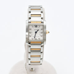 Cartier Tank Francaise Two Tone Ladies WE110004 Watch