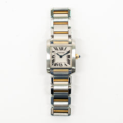 Cartier Tank Francaise Men's Two Tone W51007Q4