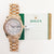 Rolex President 118235 36mm 18k Rose Gold Carousel Diamond Watch