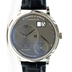 A. Lange & Sohne Grand Lange 1 Men's 137.038 18k White Gold Watch