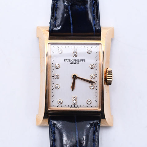 Patek Philippe Pagoda 4900J 18k Yellow Gold Diamond Watch