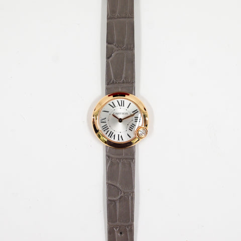 Cartier Ballon Blanc Ladies 18k Rose Gold WGBL0005 Watch