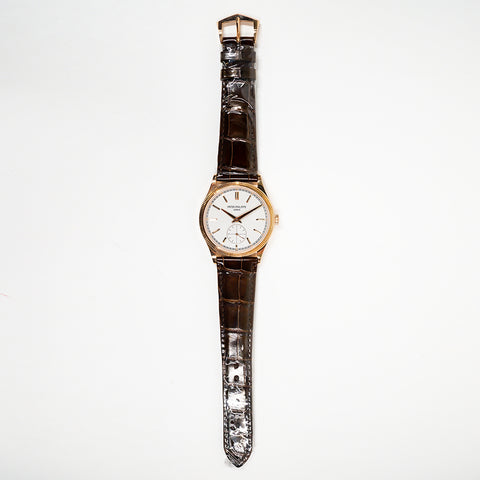 Patek Philippe Calatrava Clou De Paris 39mm 18k Rose Gold 6119R-001