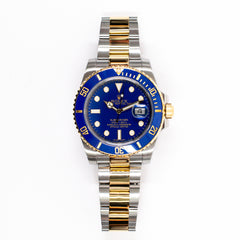 Rolex Submariner Two Tone Blue 116613LB