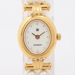 Mikimoto Vintage Ladies Pearl Watch