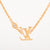 Louis Vuitton Idylle Blossom LV Pendant, Yellow Gold and Diamond Necklace Q93626