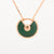 Cartier Amulette de Cartier Malachite Diamond Pendant