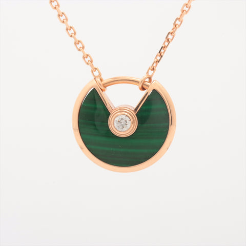 Cartier Amulette de Cartier Malachite Diamond Pendant
