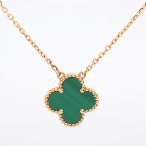 Van Cleef & Arpels Vintage Alhambra Malachite Pendant VCARO9VA00
