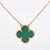 Van Cleef & Arpels Vintage Alhambra Malachite Pendant VCARO9VA00