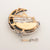 Ishikawa Nobuko Palace Diamond, Sapphire and Onyx Platinum and K18 Yellow Gold Brooch