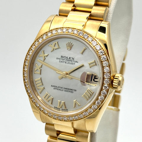 Rolex President 31mm 18k Yellow Gold 178288