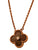 Van Cleef & Arpels 2014 Holiday Edition Vintage Rose Gold Tahitian Pearl Alhambra Pendant - VCARO5SX00