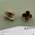 Van Cleef & Arpels Alhambra Tiger's Eye Earings