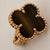 Van Cleef & Arpels Alhambra Tiger's Eye Earings