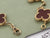 Van Cleef & Arpels Five Motif - Yellow Gold Alhambra Carnelian Bracelet - VCARD35500 Like New
