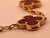 Van Cleef & Arpels Five Motif - Yellow Gold Alhambra Carnelian Bracelet - VCARD35500 Like New