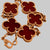 Van Cleef & Arpels Five Motif - Yellow Gold Alhambra Carnelian Bracelet - VCARD35500 Like New