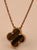 Van Cleef & Arpels Vintage Alhambra Pendant in 18K Yellow Gold with Tiger's Eye - VCARD38600