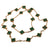 Van Cleef & Arpels Vintage Alhambra 20 Motifs Malachite Yellow Gold Necklace