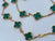 Van Cleef & Arpels Vintage Alhambra 20 Motifs Malachite Yellow Gold Necklace
